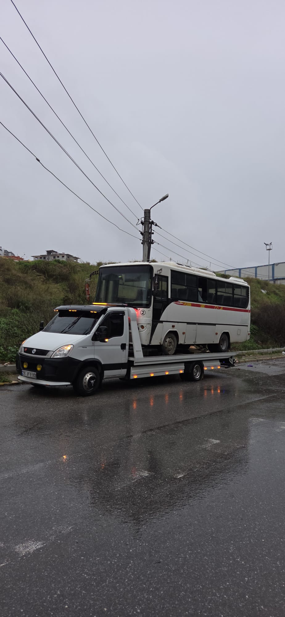Minibüs çekimi